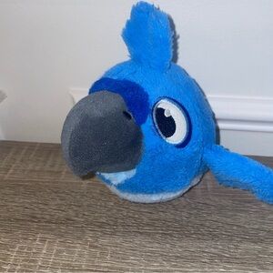 Commonwealth Angry Birds Rio Plush Stuffed Animal Blue Macaw Bird Soft 6"….(#20)